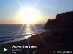 Alanya'da Gn Batm Videosu